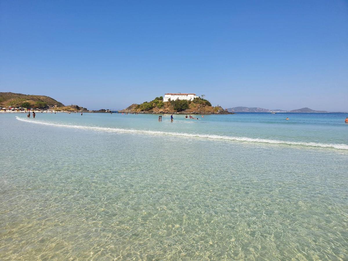 Ap Encantador Na Praia Do Forte! Porto Azul Cabo Frio Luaran gambar